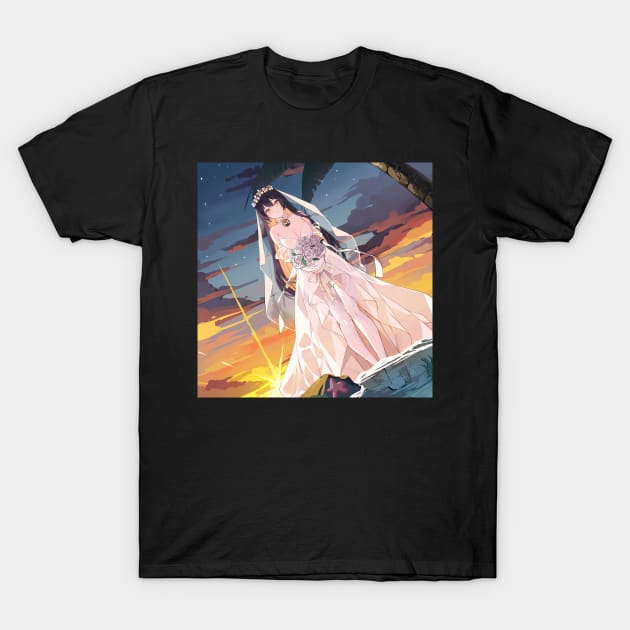 Bride Monerochan T-Shirt by Monero Art Fund